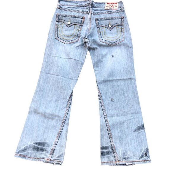 True Religion Jeans Size 34 JOEY BIG T Blue - Picture 5 of 16